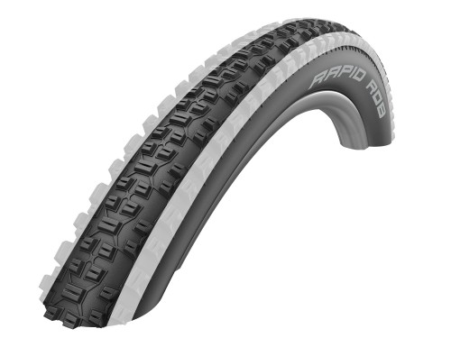Riepa 29" Schwalbe Rapid Rob HS 425, Active Wired 57-622 / 29x2.25 White Stripes image 1