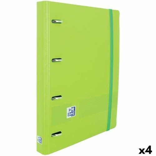 Ring binder Oxford Live & Go Green A4+ (4 Units) image 1