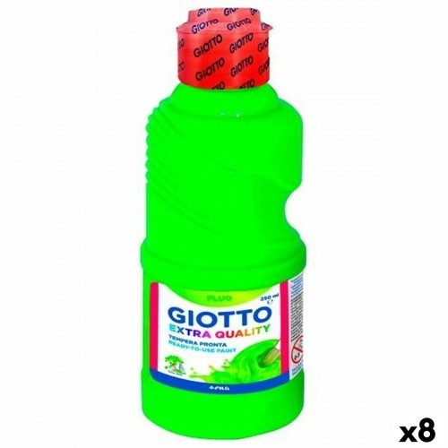 Темпера Giotto Fluo Зеленый 250 ml (8 штук) image 1