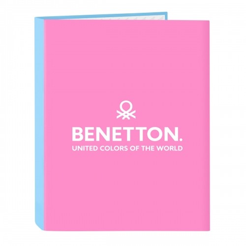 Папка-регистратор Benetton Spring Розовый Небесный синий A4 26.5 x 33 x 4 cm image 1