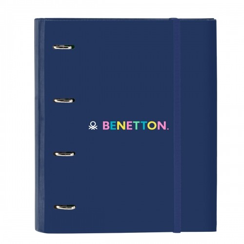 Ring binder Benetton Cool Navy Blue 27 x 32 x 3.5 cm image 1