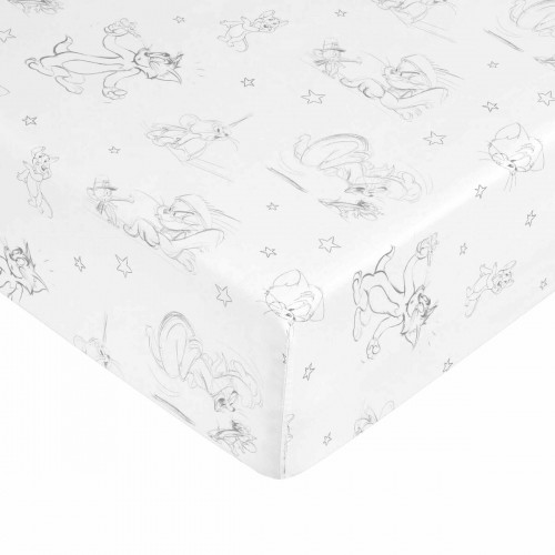 Fitted bottom sheet Tom & Jerry 105 x 200 cm image 1