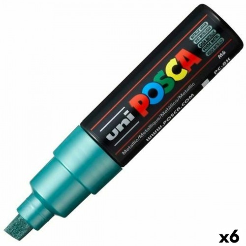 Marķieris POSCA PC-8K Zaļš metāls (6 gb.) image 1