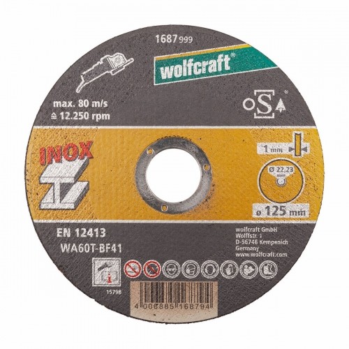 Отрезные диски Wolfcraft 8463000 Ø 125 mm (10 штук) image 1