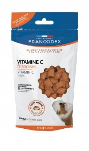 FRANCODEX Vitamin C treats - Guinea pig treat - 50g image 1