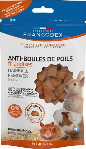 FRANCODEX Anti-Hooking Treats - Rabbit treat - 50g image 1