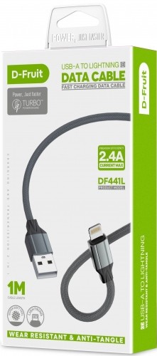 D-Fruit кабель USB-A - Lightning 1 м (DF441L) image 1