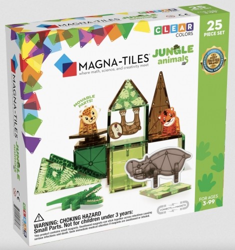Noname Magna-Tiles - Jungle Animals 25 pcs set - (90222) image 1