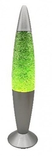 Besk Dekoratīva lavas galda lampa, 5W, zaļa image 1