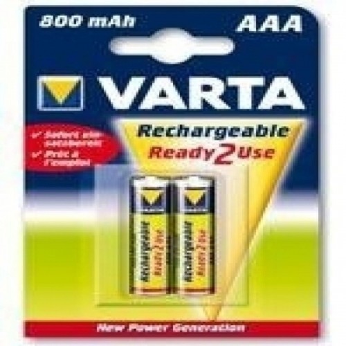 Rechargeable Batteries Varta AAA 800MAH 1,2 V 800 mAh AAA (10 Units) image 1