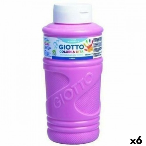 Finger Paint Giotto Pink 750 ml (6 Units) image 1