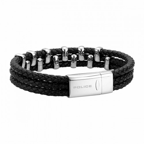 Men's Bracelet Police PJ26321BLSB.01-S Leather 19 cm image 1