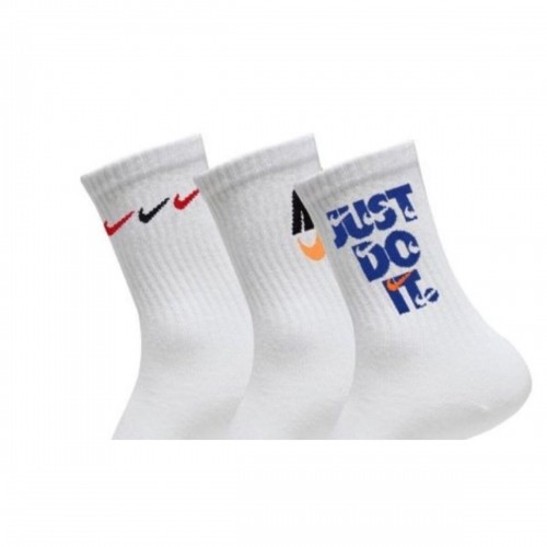 Sports Socks Nike EVERYDAY PLUS CUSHIONED DH3822 902  White image 1