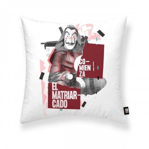 Cushion cover La casa de papel Aikido A White 45 x 45 cm image 1