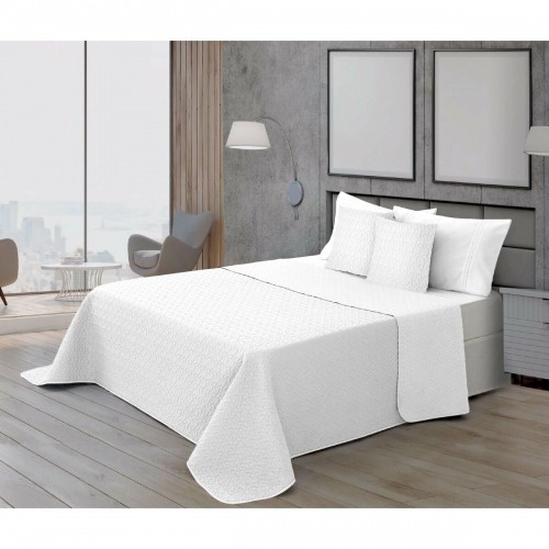 Bedspread (quilt) Decolores Liso White 235 x 3 x 270 cm image 1
