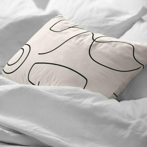 Pillowcase Decolores Liso Burgundy 45 x 125 cm image 1