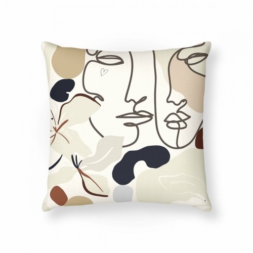 Cushion cover Belum Faces I A Multicolour 45 x 10 x 45 cm image 1