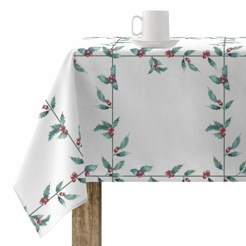 Stain-proof resined tablecloth Belum White Christmas 100 x 200 cm image 1