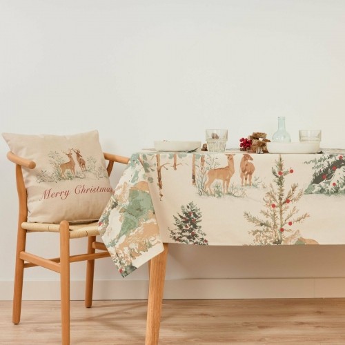 Stain-proof resined tablecloth Belum Christmas Deer 300 x 140 cm image 1