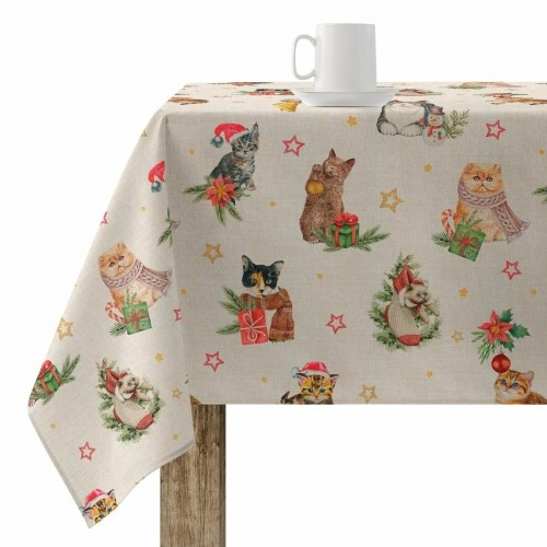 Stain-proof resined tablecloth Belum Christmas 100 x 140 cm image 1