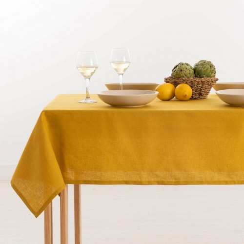 Tablecloth Belum 400 x 150 cm Mustard image 1
