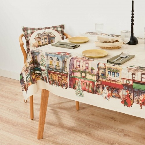 Stain-proof tablecloth Belum Christmas City Multicolour 100 x 155 cm image 1