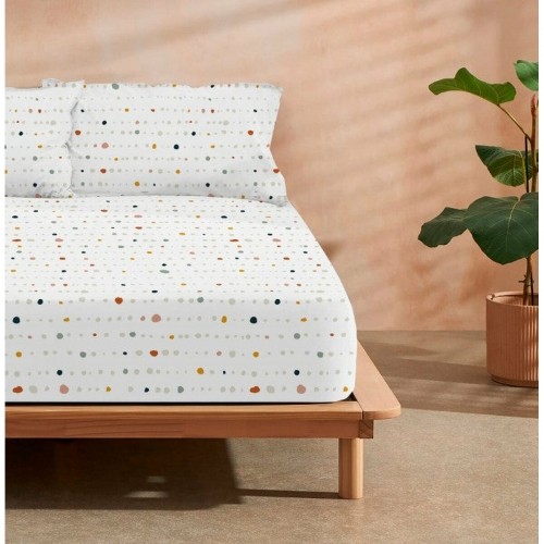 Fitted bottom sheet Decolores Sahara Multicolour 105 x 200 cm image 1