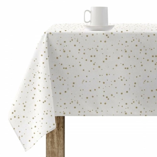 Stain-proof resined tablecloth Belum Stars Gold 250 x 140 cm image 1