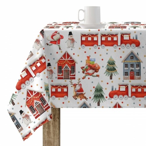 Stain-proof resined tablecloth Belum Merry Christmas 300 x 140 cm image 1