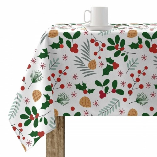 Stain-proof resined tablecloth Belum Merry Christmas 100 x 140 cm image 1