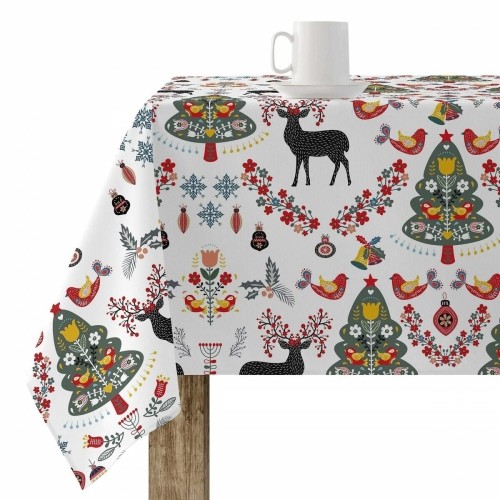 Stain-proof resined tablecloth Belum Merry Christmas 200 x 140 cm image 1