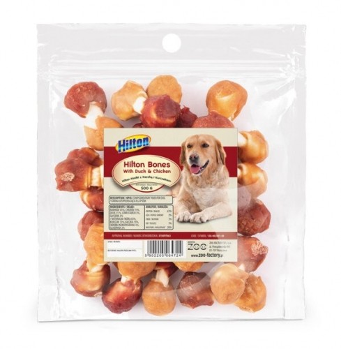 HILTON Bones with duck and chicken - dog chew - 500g image 1