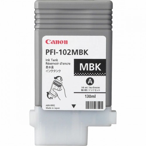 Оригинальные чернила Canon PFI-102 MBK Чёрный image 1