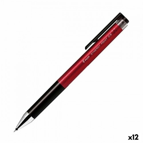 Гелевая ручка Pilot Synergy Point Красный 0,5 mm (12 штук) image 1