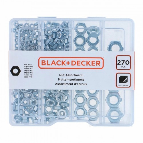 Set Skrūves Black & Decker 270 Daudzums image 1