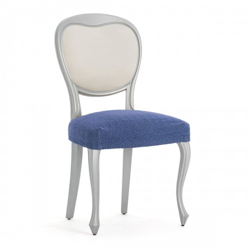 Chair Cover Eysa JAZ Blue 50 x 5 x 50 cm 2 Units image 1