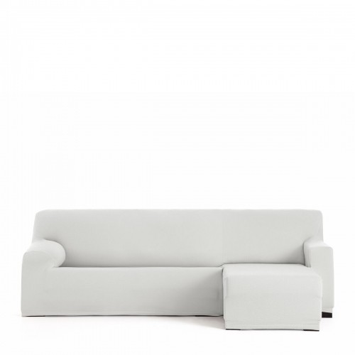 Right short arm chaise longue cover Eysa BRONX White 110 x 110 x 310 cm image 1
