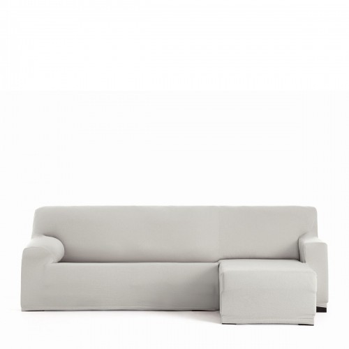 Right short arm chaise longue cover Eysa BRONX White 110 x 110 x 310 cm image 1