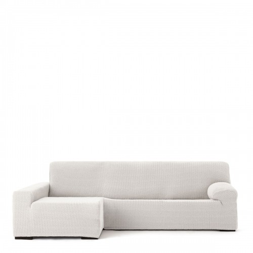 Left long arm chaise longue cover Eysa JAZ White 180 x 120 x 360 cm image 1