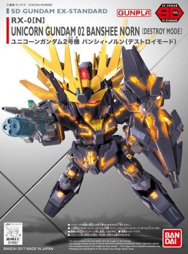 Bandai SDEX UNICORN GUNDAM 02 BANSHEE NORN[DESTROY MODE] image 1