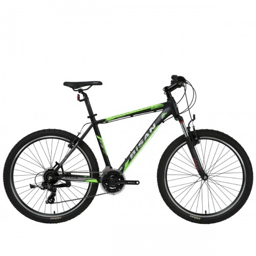 Kalnu velosipēds Bisan 26 MTX7050 VB (PR10010449) melns/zaļš (17) image 1