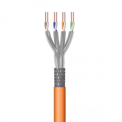 UTP Category 6 Rigid Network Cable Ewent Orange 100 m image 1