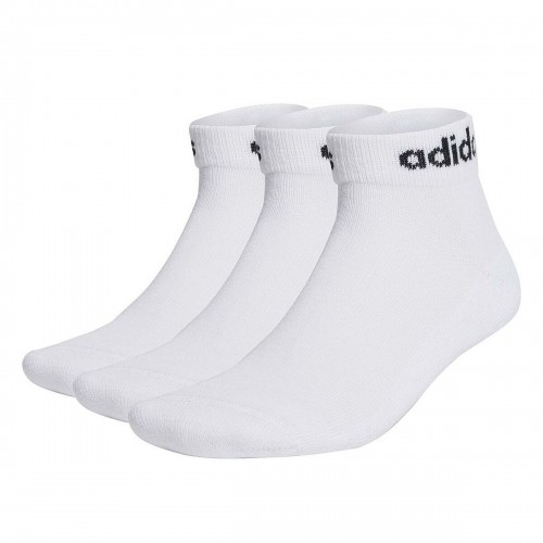 Sports Socks Adidas 3P HT3457 White image 1