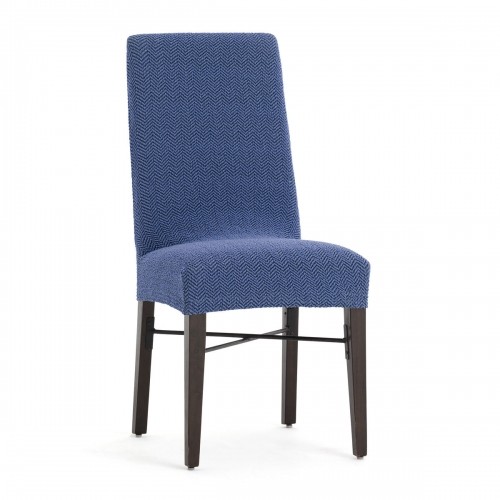 Chair Cover Eysa JAZ Blue 50 x 60 x 50 cm 2 Units image 1