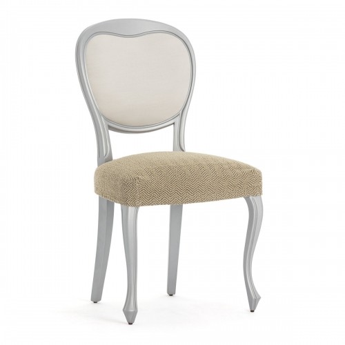 Chair Cover Eysa JAZ Beige 50 x 5 x 50 cm 2 Units image 1