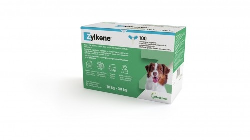VETOQUINOL Zylkene 100 tablets 10-30kg - dog formula- 225mg image 1