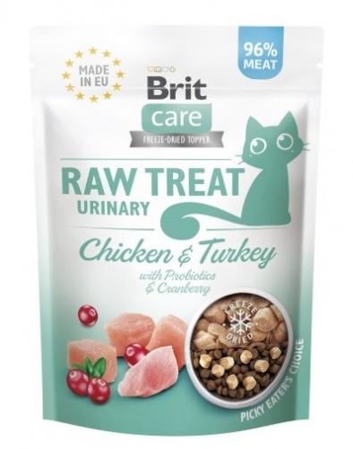 BRIT Care Raw Treat Urinary chicken with turkey - cat treats - 40g image 1