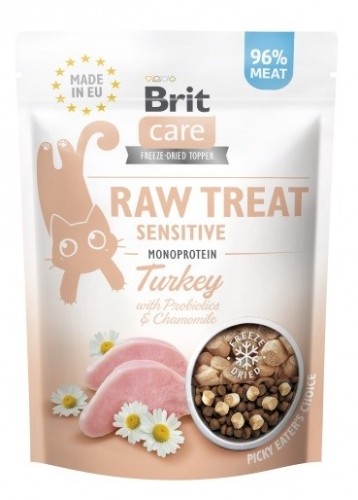 BRIT Care Raw Treat Sensitive turkey - cat treats - 40g image 1