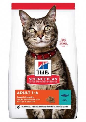 HILL'S SP Adult Tuna - dry cat food - 3kg image 1