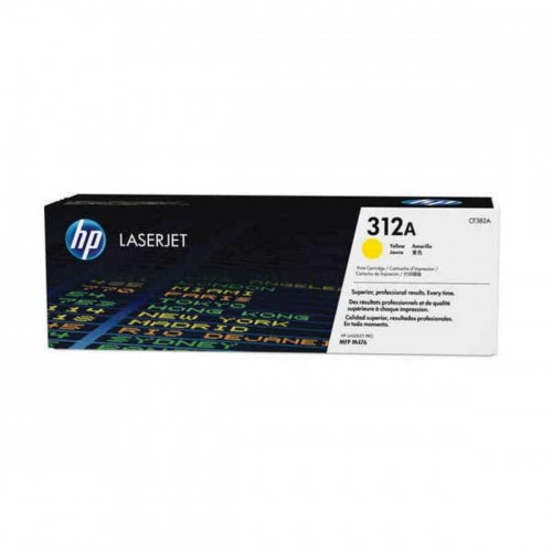 Оригинальный тонер HP 312A Жёлтый image 1